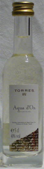 Aqua d'Or Destilado de Vino Torres