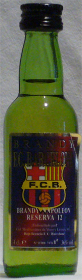 Brandy Napoleón Reserva 12 F.C.Barcelona