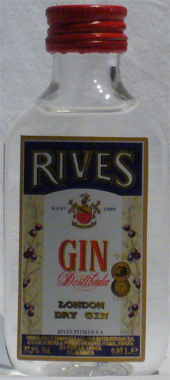 Gin Destilada London Dry Gin Rives