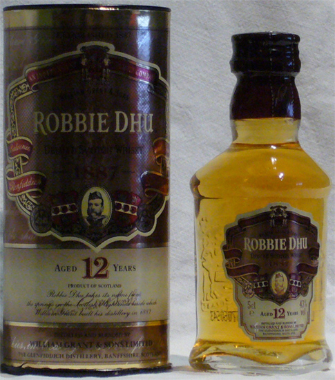 Robbie Dhu DeluxeScotch Whisky 1887 Aged 12 Years William Grant
