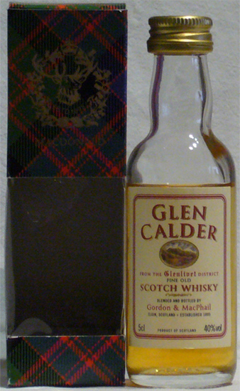 Glen Calder Fine Old Scoth Whisky Gordon & Macphail