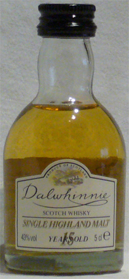Single Highland Malt Scotch Whisky Dalwhinnie