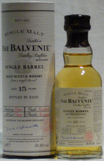 Single Barrel Malt Scotch Whisky 15 Aged The Balvenie