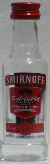 Smirnoff Vodka Premium Triple Distilled