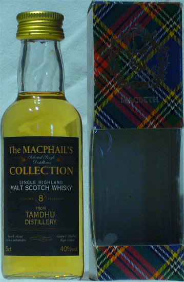 Single Highland Malt Scotch Whisky 8 Years Old from Tamdhu Distillery Gordon & Macphail