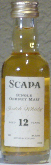 Scapa Single Orkney Malt Scotch Whisky Aged 12 Years