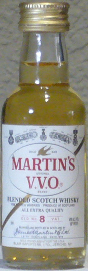 Martin's V.V.O. Blended Scotch Whisky All Extra Quality