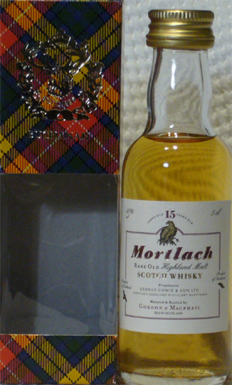 Mortlach Rare Old Highland Malt Scotch Whisky Years Old 15