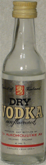 Dry Vodka Unflavoured
