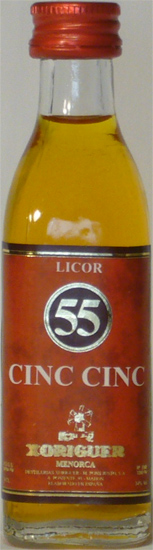Licor 55 Cinc Cinc Xoriguer