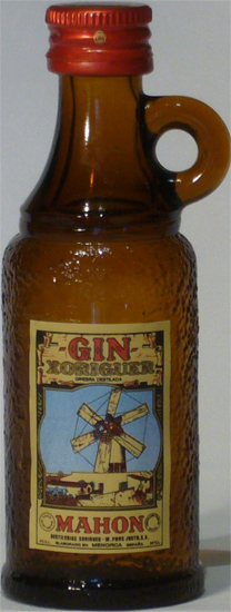 Gin Xoriguer botella ámbar