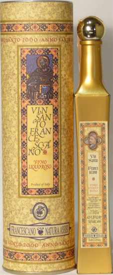 Vin Santo Francesco Vino Liquoroso Natura d'Assisi Dorada