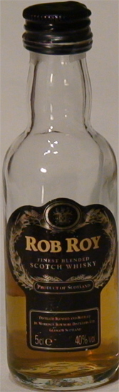 Rob Roy Finest Blended Scotch Whisky Bowmore