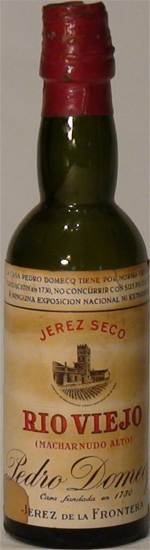 Jerez Seco Rio Viejo Macharnudo Pedro Domecq