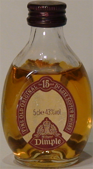 Dimple Fine Old Original the Luxe Scotch Whisky Years 15 Old John Haig