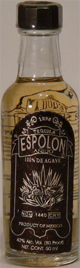Tequila Espolon Añejo (San Nicolas)
