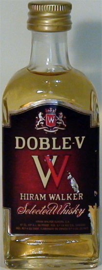 Whisky Doble-V Selected Hiram Walker Europa