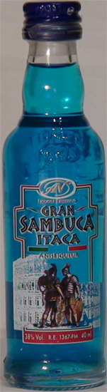 Gran Sambuca Itaca Liquore Finissimo Anis Liqueur Antonio Nadal (azul)