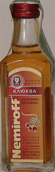 Nemiroff Vodka Cranberry