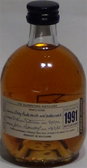 Glenrothes Distilled in 1991 Bottled in 2007