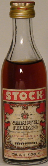 Stock Vermouth Italiano