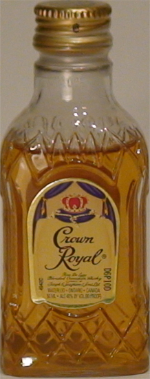 Crown Royal Fine de Luxe Blended Canadian Whisky - 1976