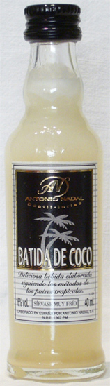 Batida de Coco Tunel Antonio Nadal
