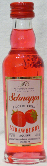 Licor de Fresa Tunel Antonio Nadal