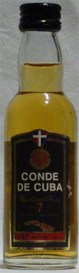 Conde de Cuba Caribbean Rum 7 años