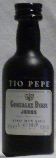 Jerez Tio Pepe Fino muy Seco Gonzalez Byass
