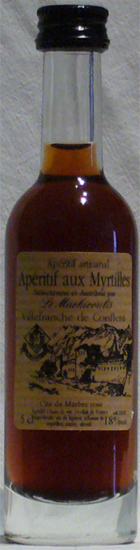 Apéritif aux Myrtilles