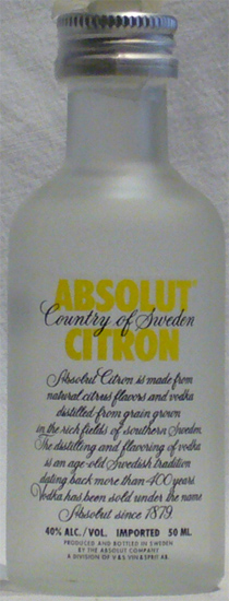 Absolut Citron Vodka