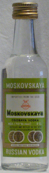 Moskovskaya Russian Vodka