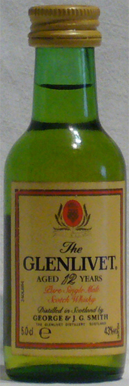 Glenlivet Whisky 12 years old