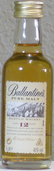 Ballantines Scotch Whisky Pure Malt Aged 12 Years