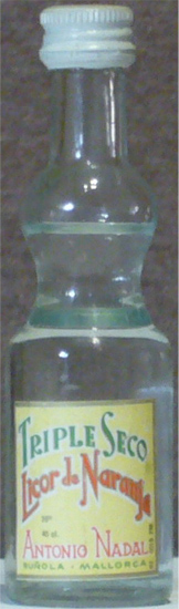 Licor de Naranja Triple Seco Tunel Antonio Nadal