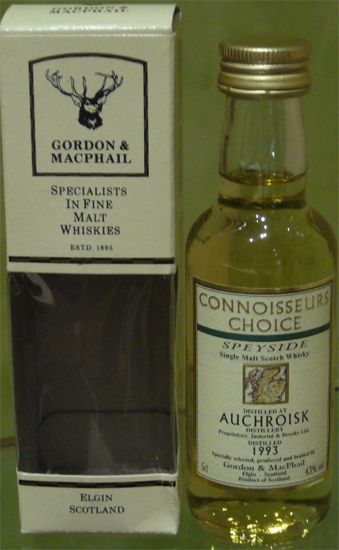 Connoisseurs Choice Speyside Single Malt Scotch Whisky 1993 Gordon & Macphail