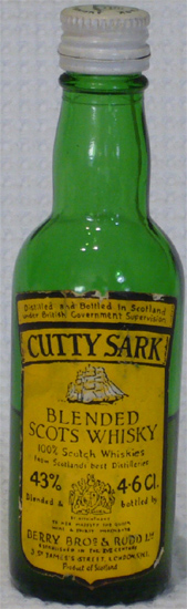 Cutty Sark Blended Scots Whisky