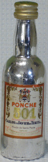 Ponche 501 Terry Excelente Licor de Postre