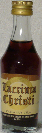 Lacrima Christi Solera Muy Vieja Aromas del Montserrat