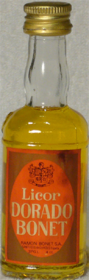 Licor Dorado Bonet