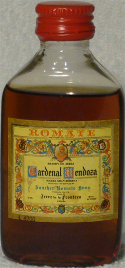 Cardenal Mendoza Brandy de Jerez Solera Gran Reserva