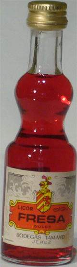 Licor de Fresa Dulce Bodegas Tamayo
