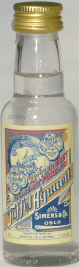 Simers Taffel Norsk Aquavit Arcus As
