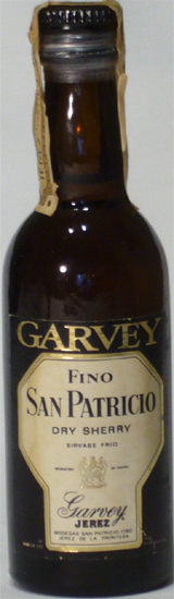 Fino San Patricio Dry Sherry Garvey