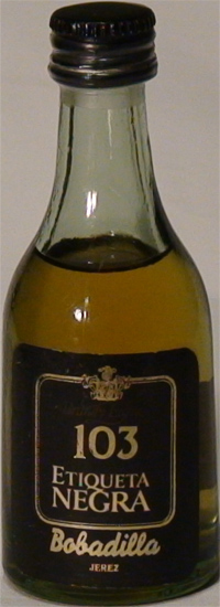 Brandy Extra 103 Etiqueta Negra Bobadilla