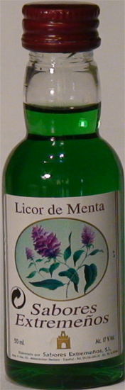 Licor de Menta Sabores Extremeños