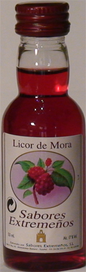 Licor de Mora Sabores Extremeños