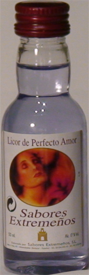 Licor de Perfecto Amor Sabores Extremeños