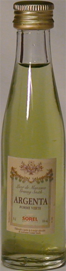 Argenta Pomme Verte Licor de Manzana Granny Smith Licores Sorel